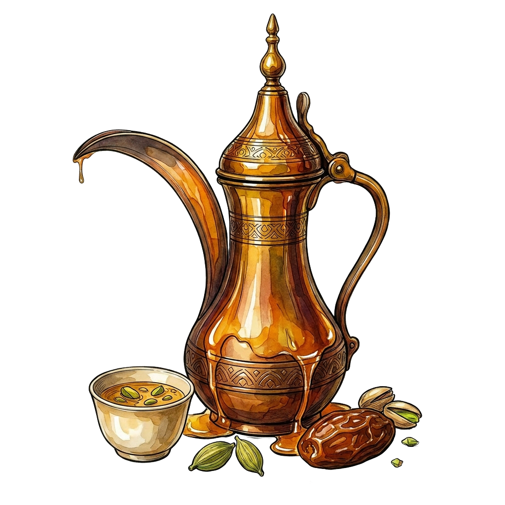 Qahwa ʿarabiyya Levante / Dimashq · Ḥalab